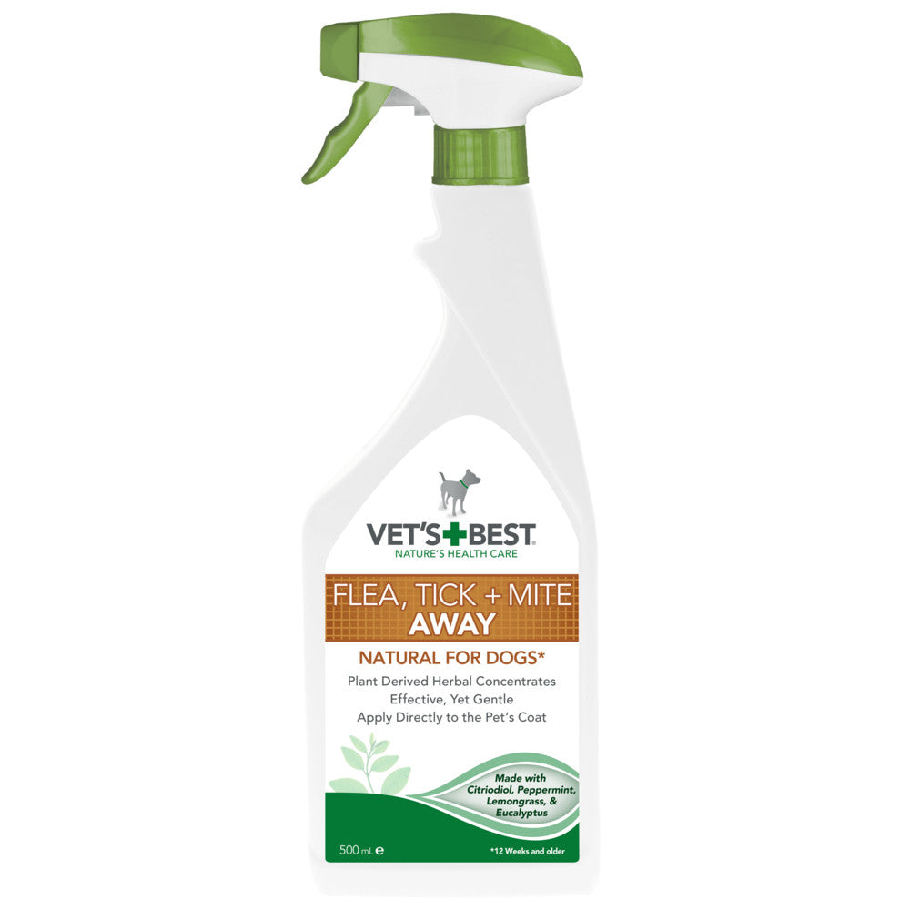 Vets Best Flea Tick Mite Away Spray 500ml Vets Best Pets Friends