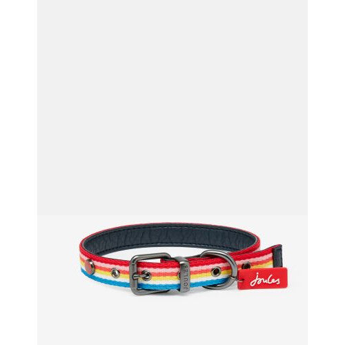 Joules Rainbow Stripe Dog Collar Large JOULES Pets Friends