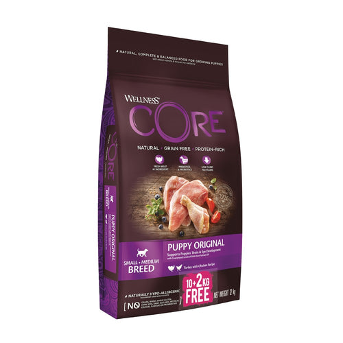 Wellness CORE Grain Free Dry Puppy Food Chicken and Turkey 10kg