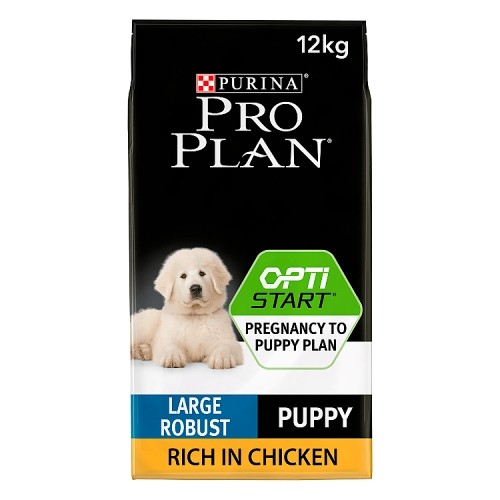 Pro Plan Large Breed Robust Puppy Optistart Food with Chicken 12kg