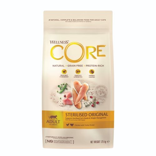 Wellness CORE Sterilised Chicken and Turkey Grain Free Dry Adult