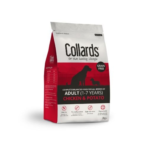 Collards Grain Free Chicken and Potato Adult Dry Dog Food 2kg