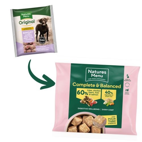 Natures menu clearance raw cat food