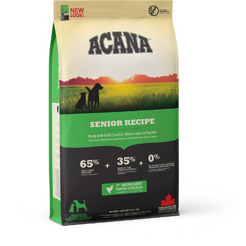 Acana Heritage Grain Free Senior Dry Dog Food for All Breeds 11.4