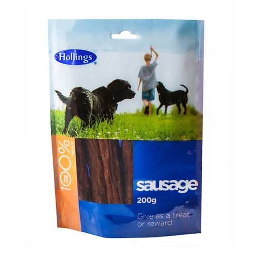 Hollings Dried Sausage Dog Treat 200g Hollings Pets Friends