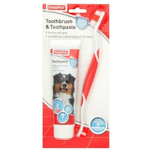 Beaphar toothbrush sales and toothpaste kit